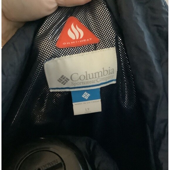 Columbia Men’s Jacket And Vest Combo Omni Heat Blue Large Tall - Picture 4 of 16